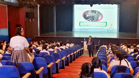 St. Mark's World School, Meera Bagh - Workshop on Attitude and Aptitude : Click to Enlarge