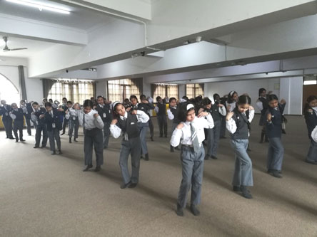 SMS, Girls School - Fit India Movement (CBSE) - Day4: Physical Activities and Essay / Poem Writing : Click to Enlarge