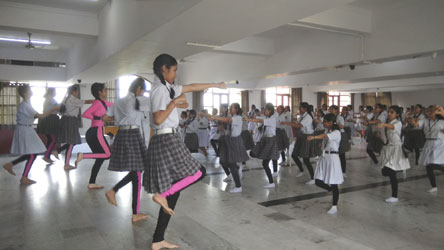 SMS, Girls School - Fit India Movement (CBSE) - Day4: Physical Activities and Essay / Poem Writing : Click to Enlarge