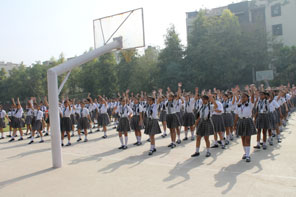 SMS, Girls School - Aerobics Activity : Click to Enlarge