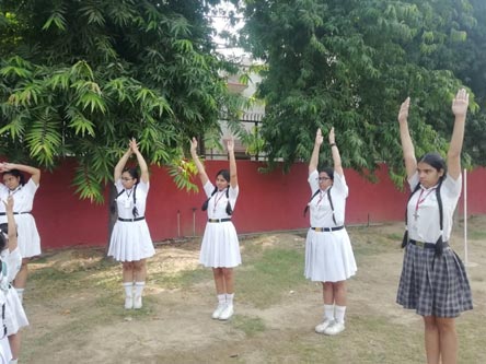 SMS, Girls School - Exercise Activity : Click to Enlarge