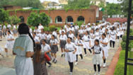 SMS, Girls School - Taekwondo Activity : Click to Enlarge