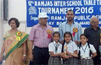SMS Girls School - Ramjas Table Tennis Tornament : Click to Enlarge