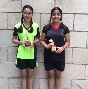 SMS Girls School - Badminton Match at BBPS : Click to Enlarge