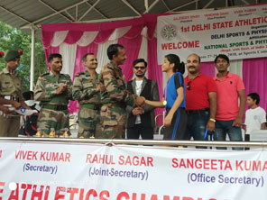 SMS Girls School - 1st Delhi State Athletics Championship : Click to Enlarge