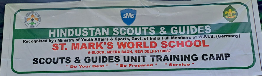 St. Mark's World School - Scouts and Guides: DAY 1 : Click to Enlarge