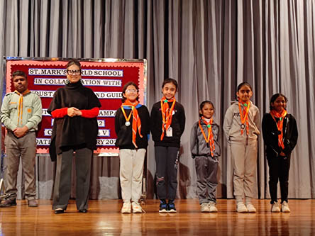 St.Marks World School Meera Bagh - Day 3 of Scouts and Guides : Click to Enlarge