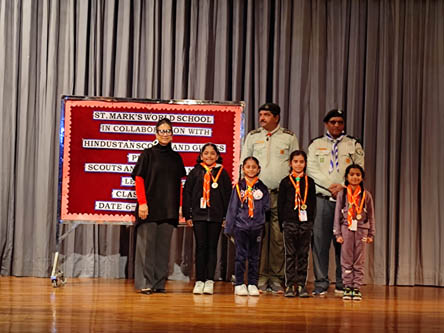 St.Marks World School Meera Bagh - Day 3 of Scouts and Guides : Click to Enlarge