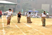 SMS Girls School - Sports Day 2011 - Sack Race : Click to Enlarge