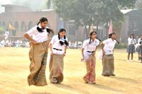 SMS Girls School - Sports Day 2011 - Sack Race : Click to Enlarge