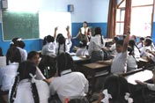 SMS Girls School - Gandhi Jayanthi Celebrations - Class V : Click to Enlarge