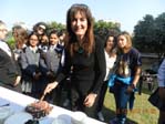 St. Mark's Girls Sr. Sec. School, Meera Bagh hosts students from The IX General Lyceum of Athens, Greece : Click to Enlarge