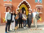 St. Mark's Girls Sr. Sec. School, Meera Bagh hosts students from The IX General Lyceum of Athens, Greece : Click to Enlarge