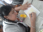 SMS Girls School - Madhubani Painting Workshop : Click to Enlarge