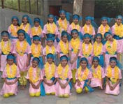 SMS, Girls School - Tribute to TAGORE : Click to Enlarge