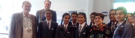 St. Mark's Girls School, Meera Bagh - Cultural Exchange Programme : India meets  Denmark : Click to Enlarge
