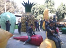 St. Mark's Girls School, Meera Bagh - Picnic to Fun 'n Food Village : Click to Enlarge