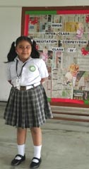 St. Mark's Girls School, Meera Bagh - Inter Class Recitation Competition for Class IV : Click to Enlarge