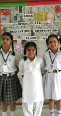 St. Mark's Girls School, Meera Bagh - Inter Class Recitation Competition for Class IV : Click to Enlarge