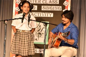 St. Mark's Girls School, Meera Bagh - Inter Class Solo Singing Activity for Class III : Click to Enlarge