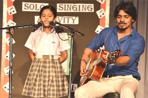 St. Mark's Girls School, Meera Bagh - Inter Class Solo Singing Activity for Class III : Click to Enlarge